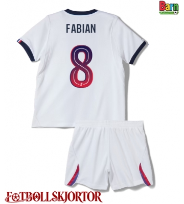 Paris Saint-Germain Fabian Ruiz #8 Borta Kläder Barn 2026-27 Kortärmad (+ Korta byxor)